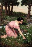 John William Waterhouse Spring Spreads One Green Lap of Flowers painting